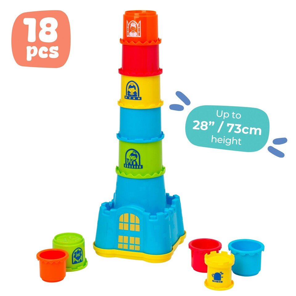 Play Tots Castle Nesting Stacker - BABY TOYS - Beattys of Loughrea