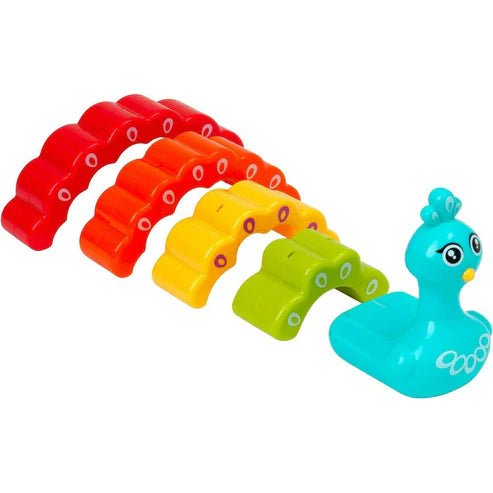 Play Tots Rainbow Peacock Stacker - BABY TOYS - Beattys of Loughrea