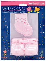 Dolls World Atlantic Shoes and Socks Set - DOLL ACCESSORIES/PRAMS - Beattys of Loughrea
