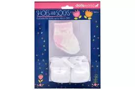 Dolls World Atlantic Shoes and Socks Set - DOLL ACCESSORIES/PRAMS - Beattys of Loughrea