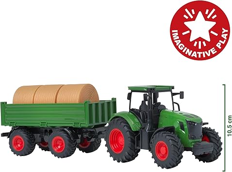 Classic Country Tractor & Trailer Set - FARMS/TRACTORS/BUILDING - Beattys of Loughrea