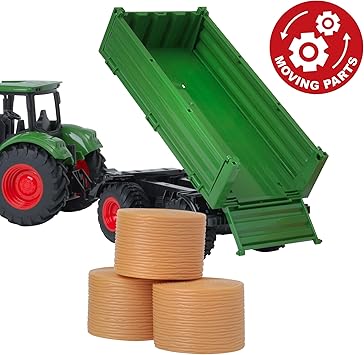 Classic Country Tractor & Trailer Set - FARMS/TRACTORS/BUILDING - Beattys of Loughrea