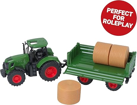 Classic Country Tractor & Trailer Set - FARMS/TRACTORS/BUILDING - Beattys of Loughrea