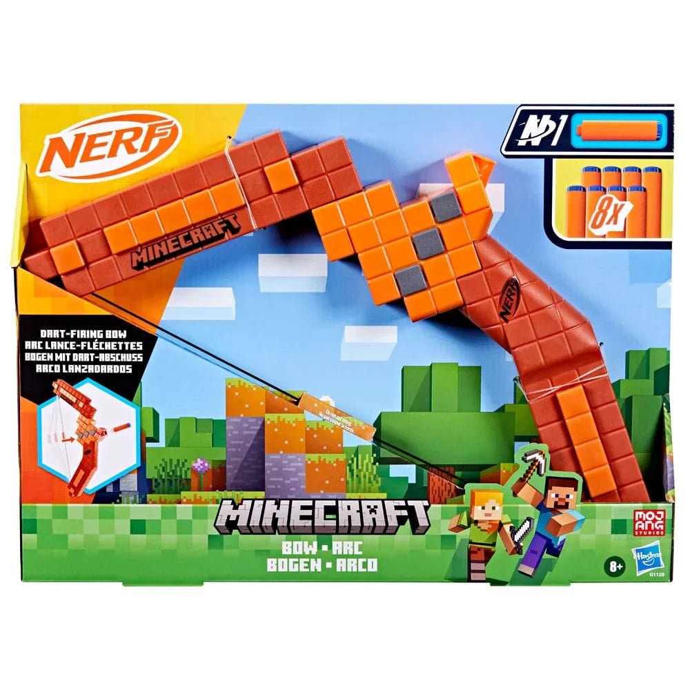 Nerf Minecraft Bow Dart Blaster - REMOTE CONTROL - Beattys of Loughrea