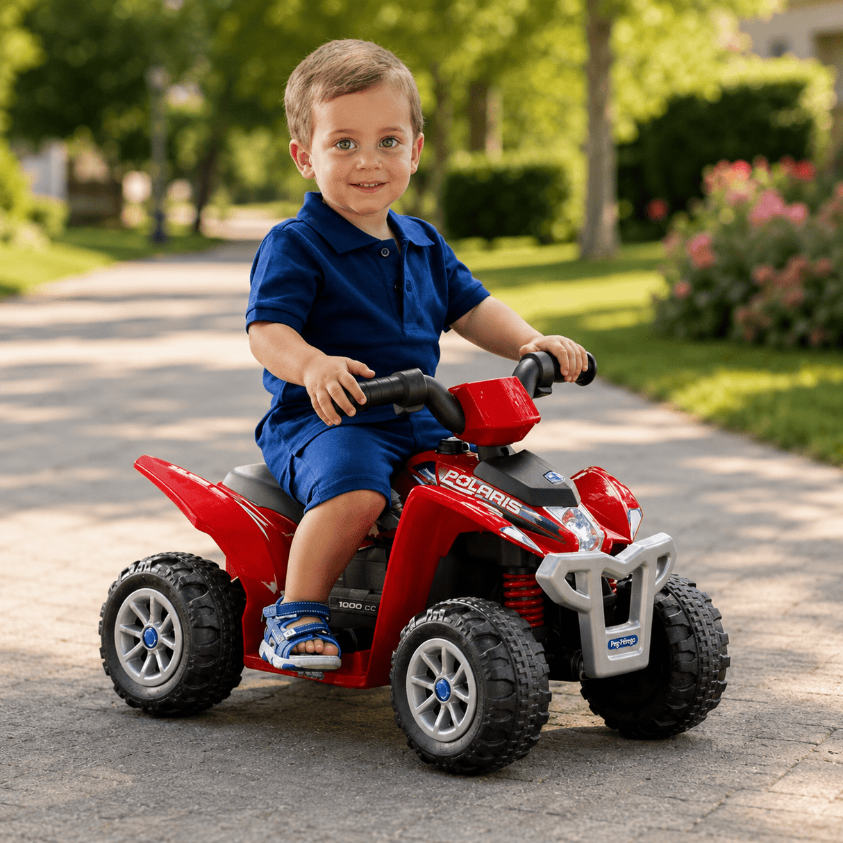 Peg Perego Polaris Mini 6 Volt Kids Ride-On Quad - BATTERY OPERATED RIDE ONS - Beattys of Loughrea