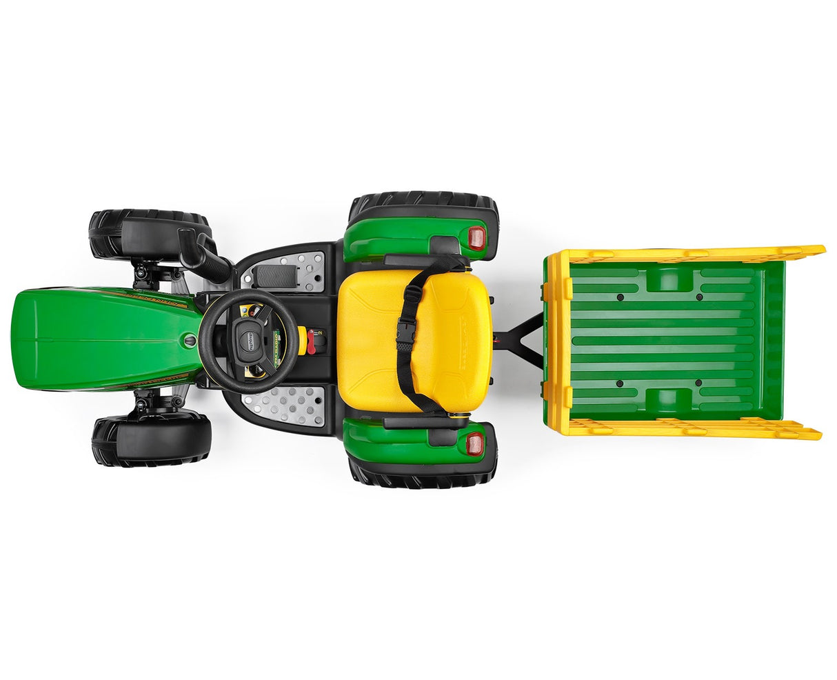 John Deere 12v Remote Control Electric Ride - on Tractor & Trailer - BATTERY OPERATED RIDE ONS - Beattys of Loughrea