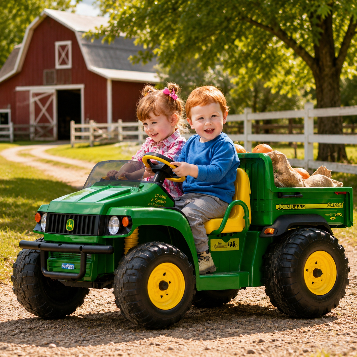 John Deere Gator HPX Kids Electric 12V Ride on Utility Vehicle - BATTERY OPERATED RIDE ONS - Beattys of Loughrea