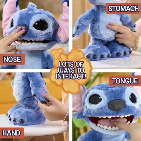 Disney Stitch Ultimate Interactive Feature Plush - SOFT TOYS - Beattys of Loughrea
