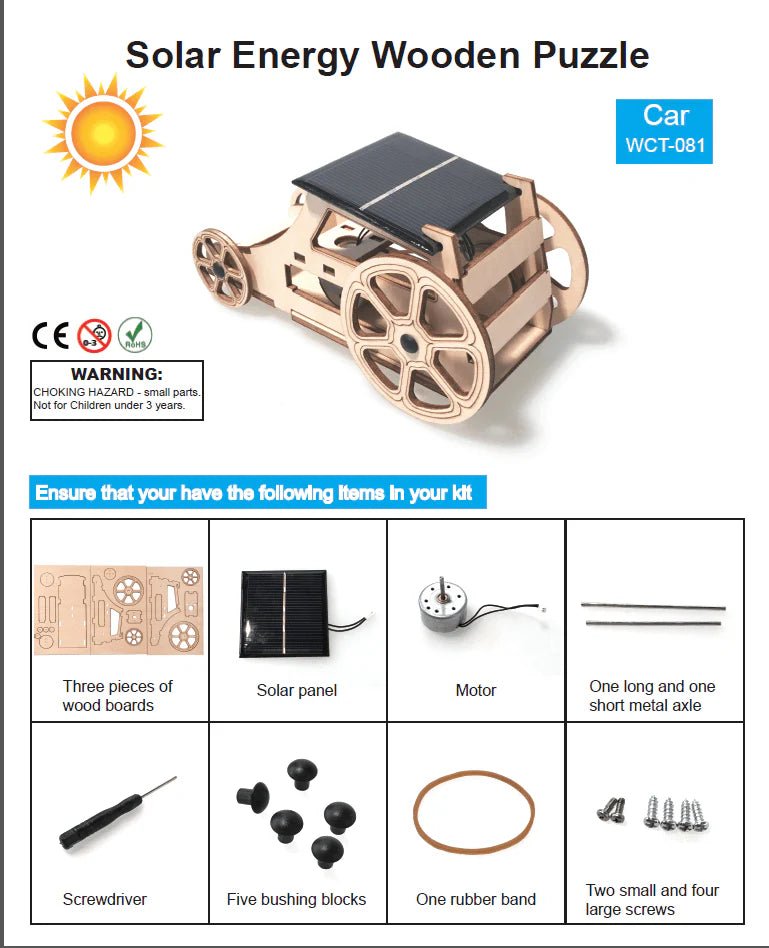 Solar Car Kit - ART & CRAFT 2 - Beattys of Loughrea
