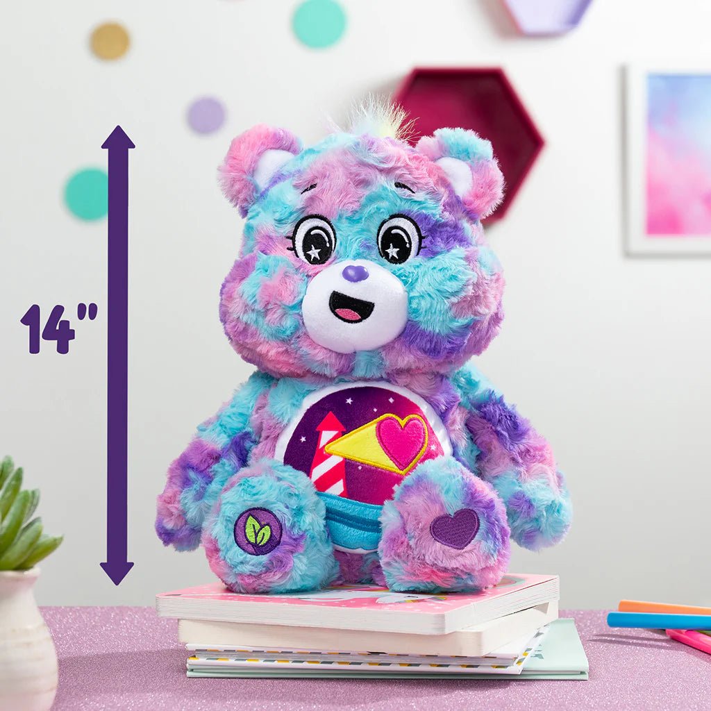 Care Bears 35cm Colour Splash - Loveshine Bear - SOFT TOYS - Beattys of Loughrea