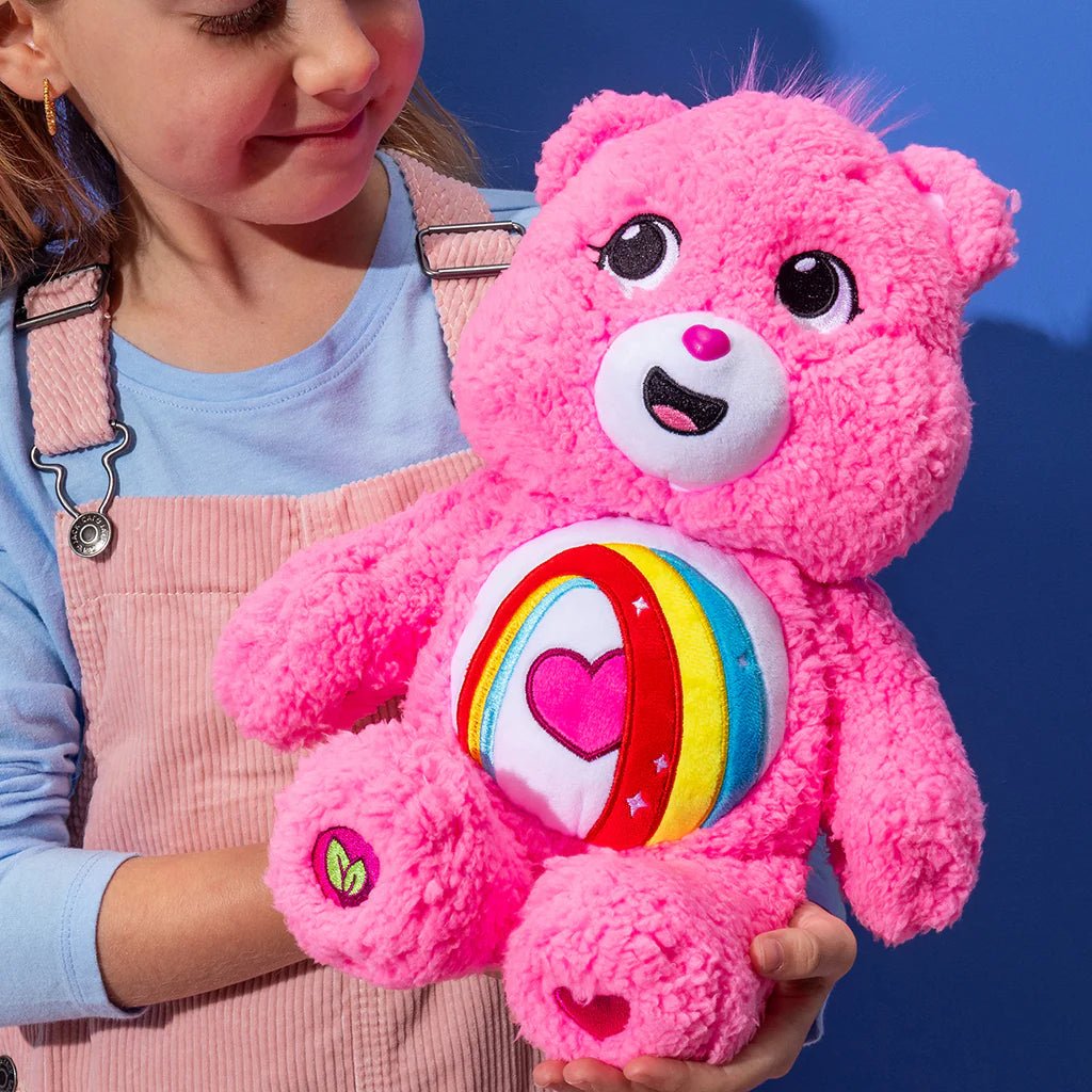 Care Bears 35cm Cosy Collection - Cheer Bear - SOFT TOYS - Beattys of Loughrea