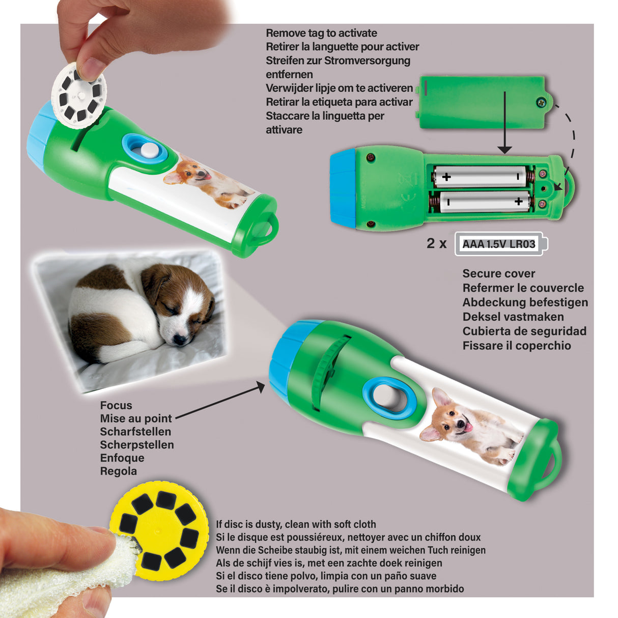 Puppy Torch and Projector - ART & CRAFT 2 - Beattys of Loughrea