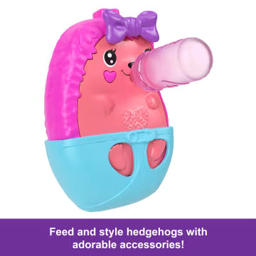 Polly Pocket Hedgehog Mom & Baby Purse Playset