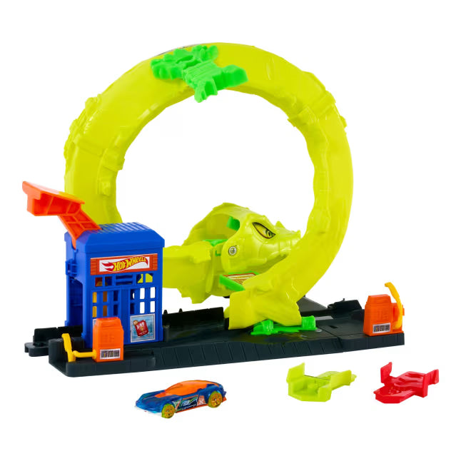 Hot Wheels Snake Spiral Attack Playset