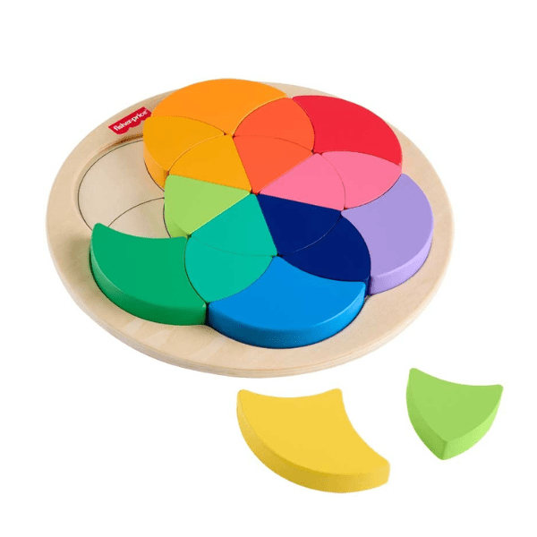 Fisher Price Wooden Colour Wheel Puzzle - SOFT TOYS - Beattys of Loughrea