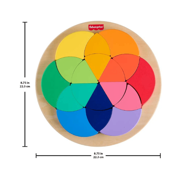 Fisher Price Wooden Colour Wheel Puzzle - SOFT TOYS - Beattys of Loughrea