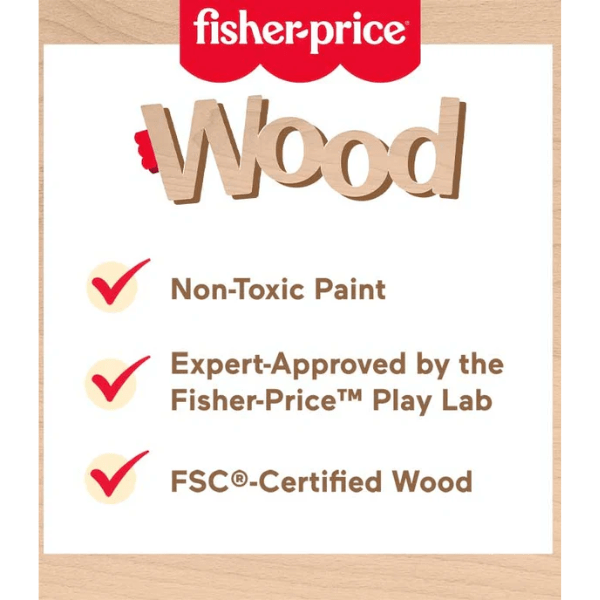 Fisher Price Wooden Colour Wheel Puzzle - SOFT TOYS - Beattys of Loughrea