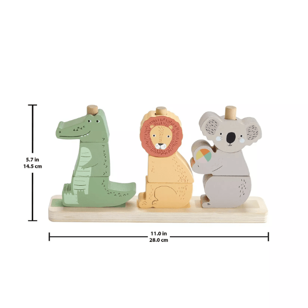 Fisher Price Wooden Stack & Sort Animals - SOFT TOYS - Beattys of Loughrea