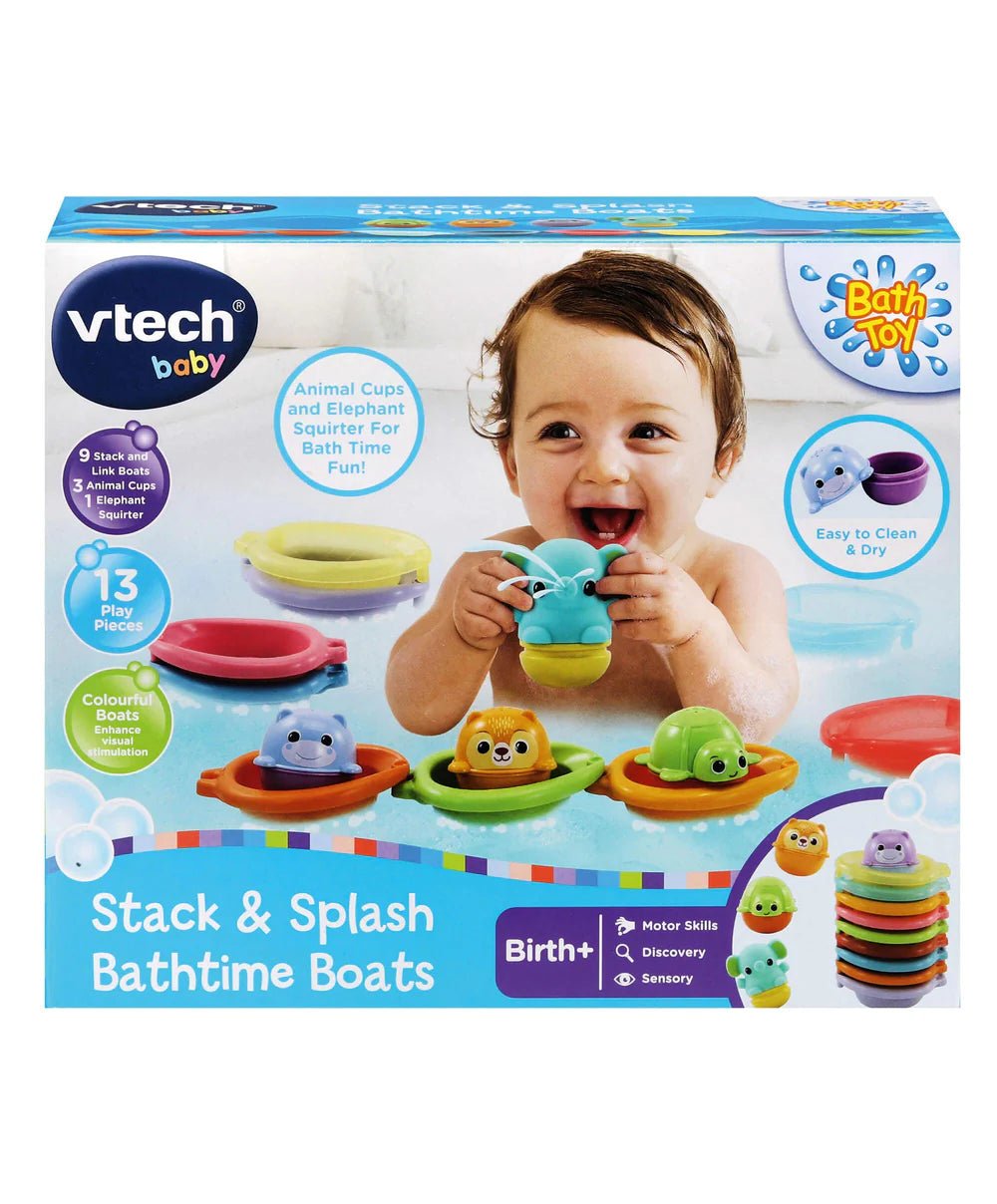 Stack & Splash Bathtime Boats - VTECH/EDUCATIONAL - Beattys of Loughrea
