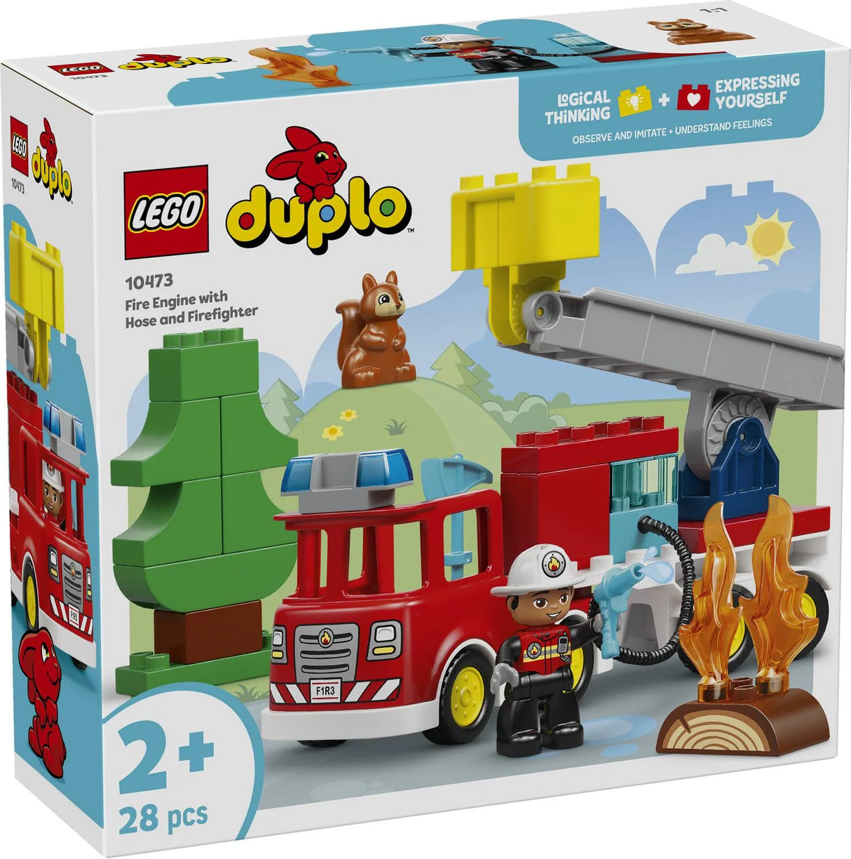 Lego 10473 Duplo Fire Truck With Hose And Firefighter - Beattys of Loughrea | www.beattys.ie