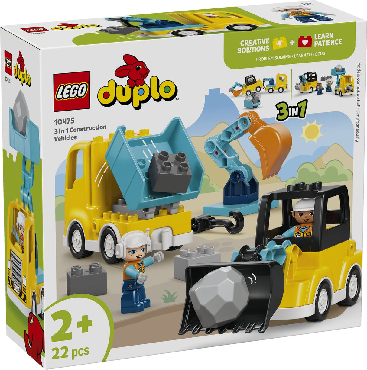 Lego 10475 Duplo 3 In 1 Construction Vehicles - Beattys of Loughrea | www.beattys.ie