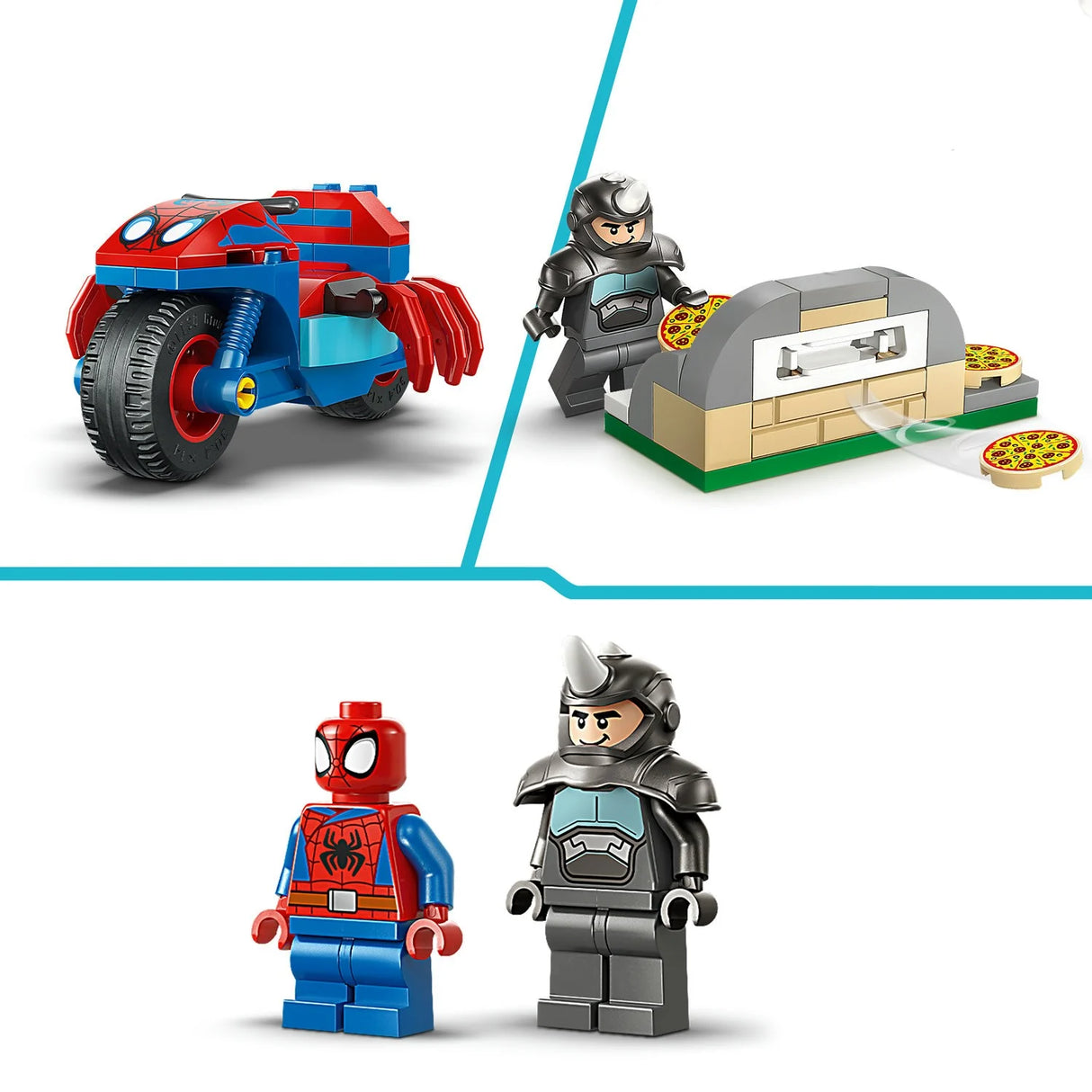 Lego 11206 Spidey On His Motorcycle Vs Rhino - Beattys of Loughrea | www.beattys.ie