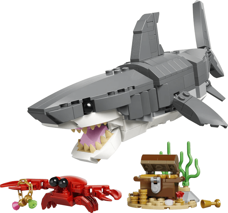 Lego 31381 Fierce Shark With A Treasure Chest - Beattys of Loughrea | www.beattys.ie