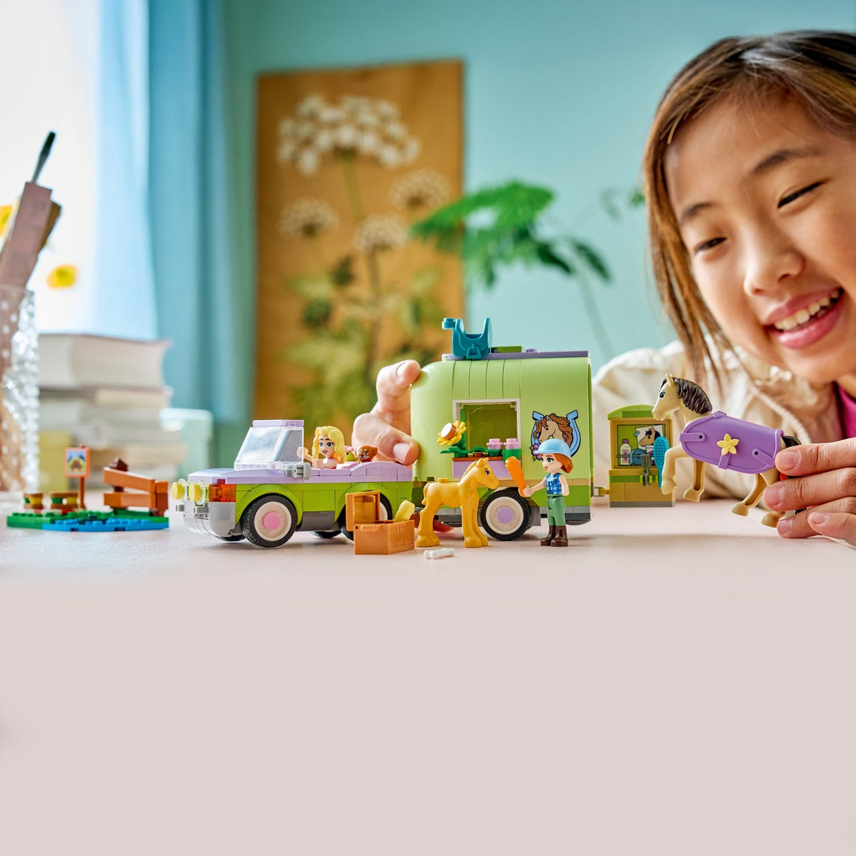 Lego 42695 Horse and Baby Foal Trailer - Beattys of Loughrea | www.beattys.ie