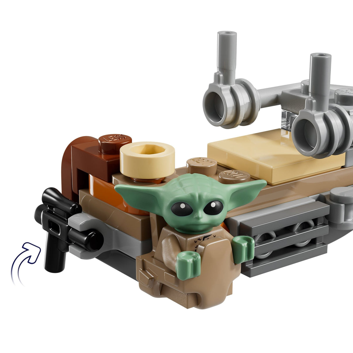 Lego 75436 The Mandalorian & Grogu's Speeder Bike - Beattys of Loughrea | www.beattys.ie