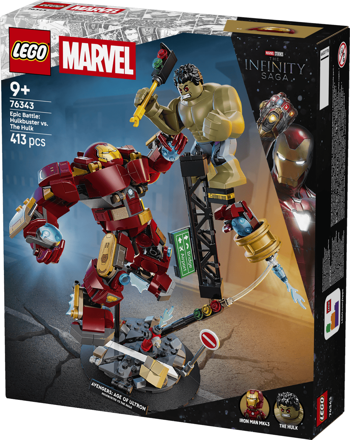 Lego 76343 Epic Battle: Hulkbuster vs. The Hulk - Beattys of Loughrea | www.beattys.ie