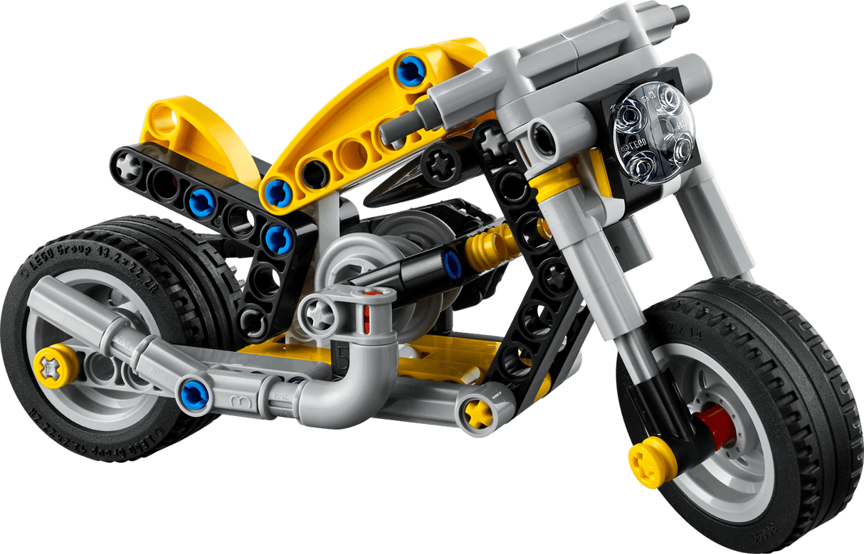 Lego 42225 Technic Yellow Motorcycle - CONSTRUCTION - LEGO/KNEX ETC - Beattys of Loughrea