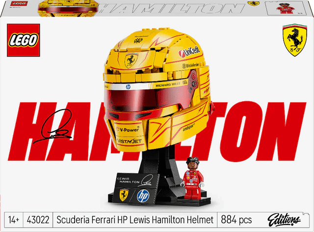 Lego 43022 Scuderia Ferrari HP Lewis Hamilton Helmet - CONSTRUCTION - LEGO/KNEX ETC - Beattys of Loughrea