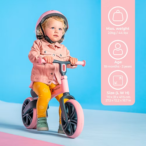 Velo Junior Balance Bike - Pink