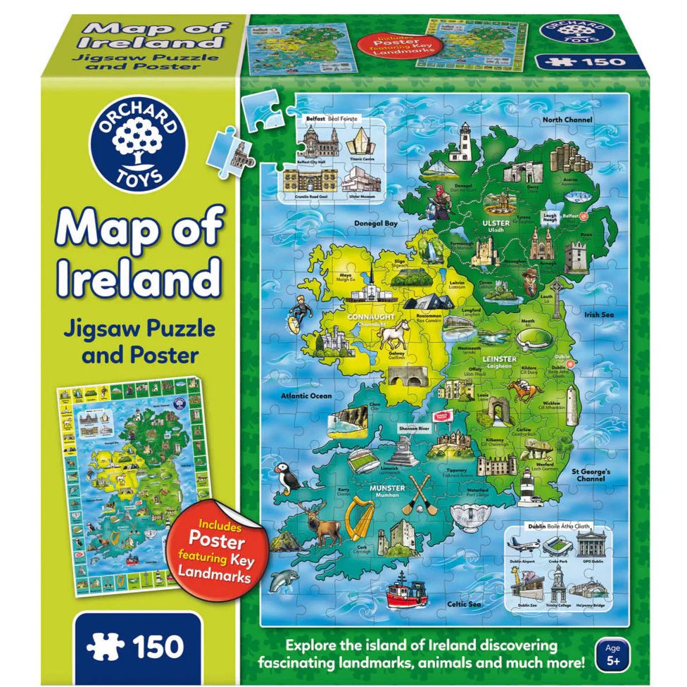 Ireland Map Puzzle - JIGSAWS - Beattys of Loughrea