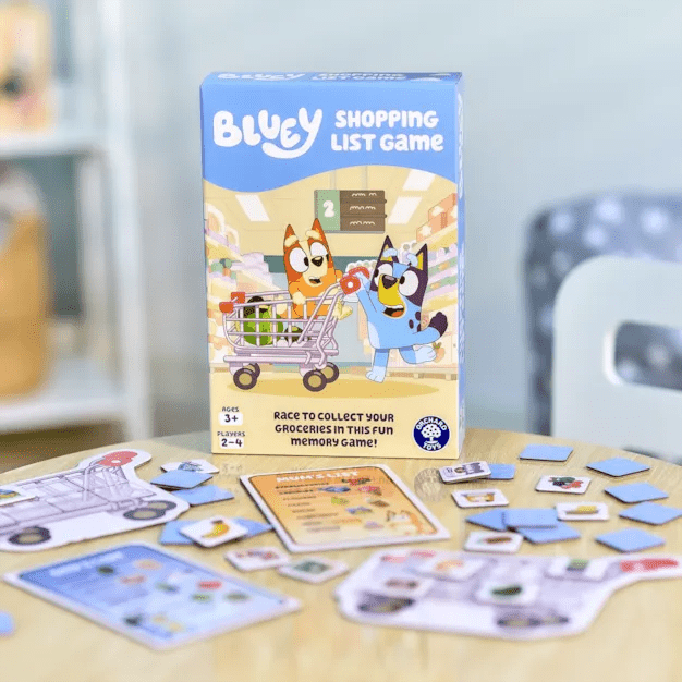 Bluey Shopping List Game - BOARD GAMES / DVD GAMES - Beattys of Loughrea