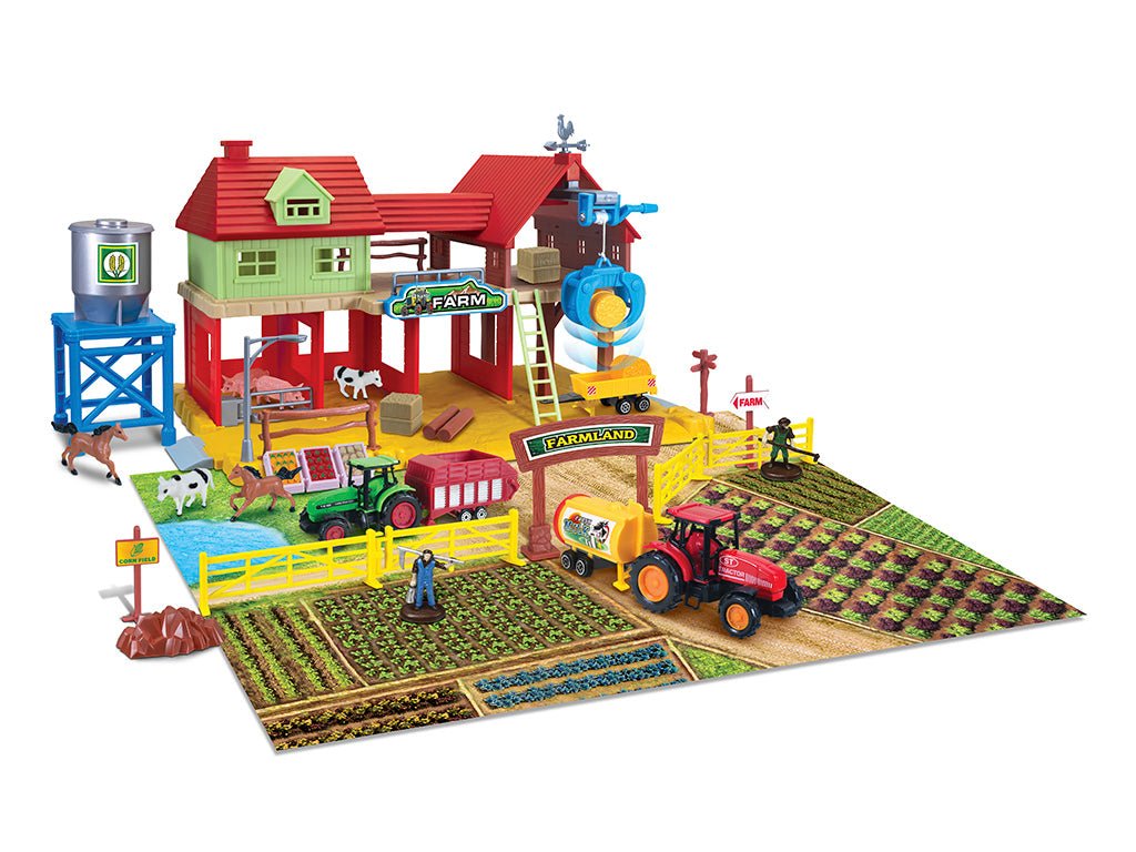 70Pcs Farm House Playset - FARMS/TRACTORS/BUILDING - Beattys of Loughrea