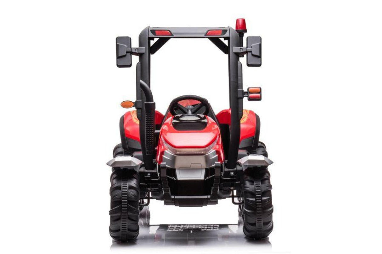AgriPower 24V Electric Ride On Tractor with Trailer - Red - BATTERY OPERATED RIDE ONS - Beattys of Loughrea