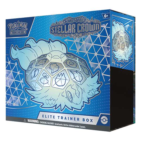 Pokémon TCG: Scarlet & Violet 7 - Stellar Crown - Elite Trainer Box - HALLOWEEN, PKT MONEY, JOKE - Beattys of Loughrea