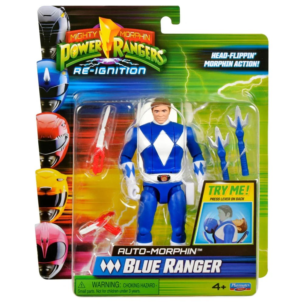 Mighty Morphin Power Rangers Re-Ignition Action Figure Blue Ranger - Beattys of Loughrea | www.beattys.ie