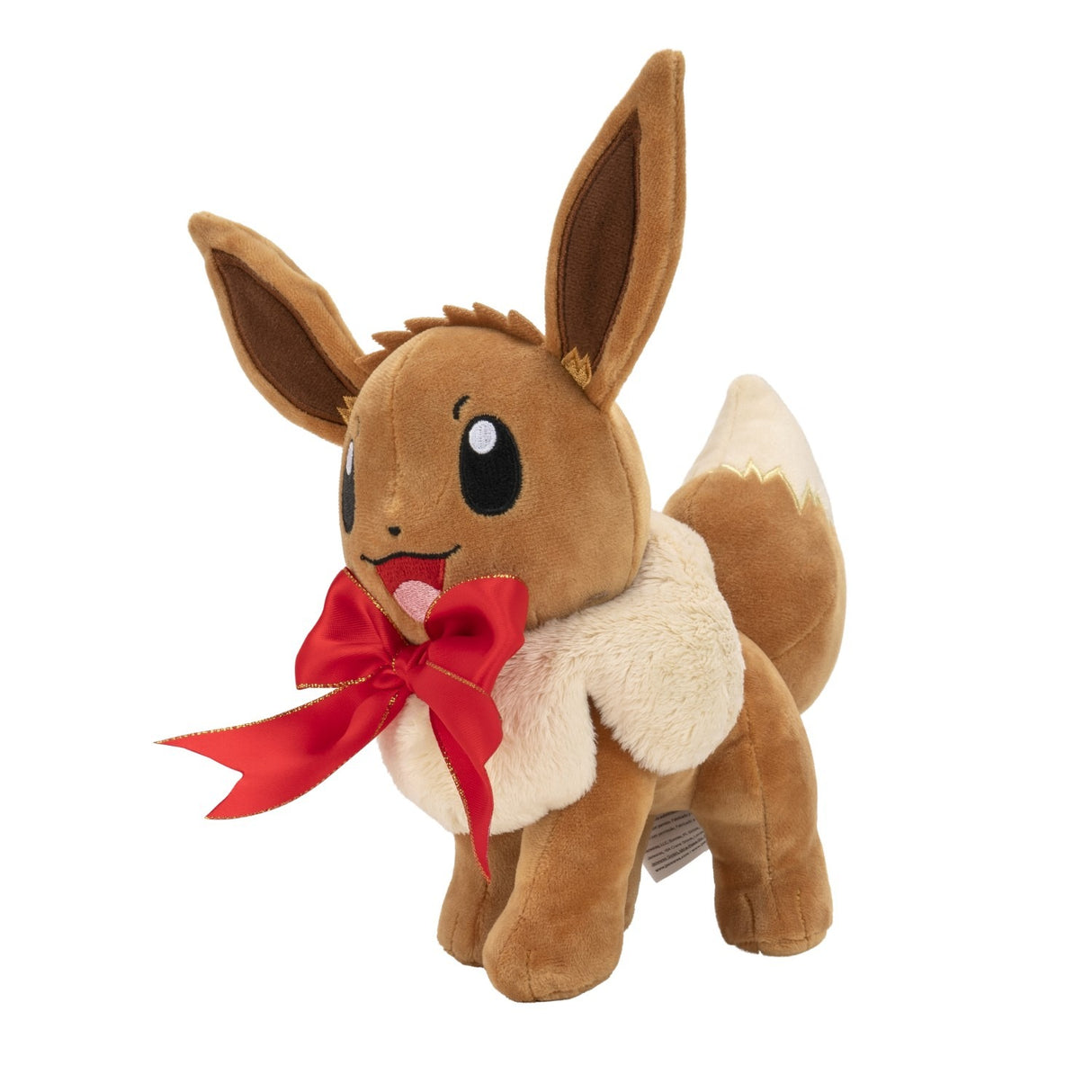 Pokemon 8" Christmas Eevee With Bow - SOFT TOYS - Beattys of Loughrea