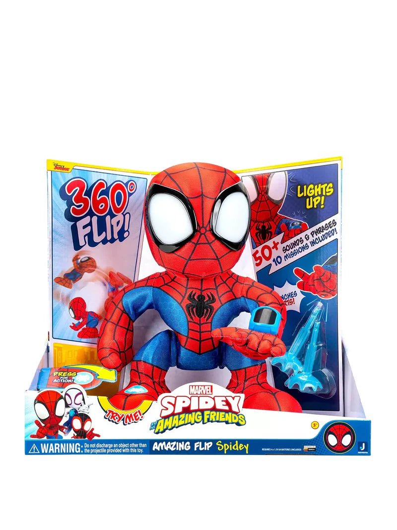 Spidey And Friends Feature Plush Amazing Flip Spidey - A/M, TRANSFORMERS - Beattys of Loughrea