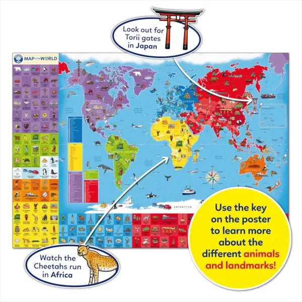 World Map Giant Puzzle - Beattys of Loughrea | www.beattys.ie