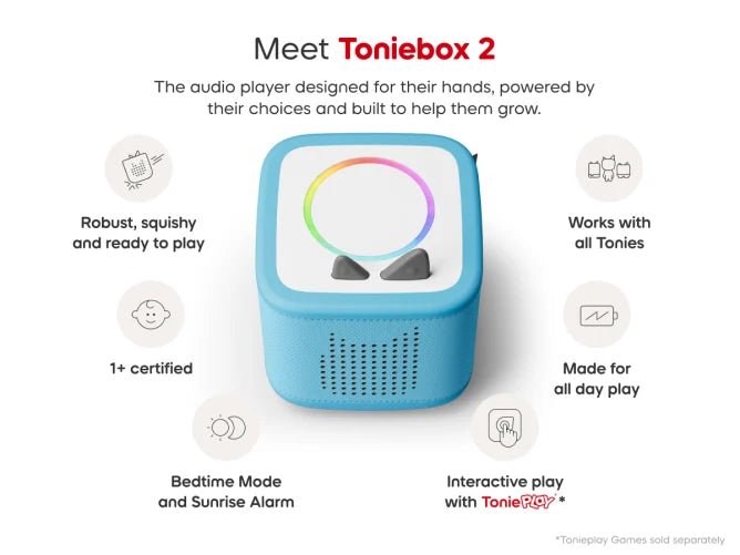Toniebox 2 Starter Set - Sky Blue - DVDS CDS TAPES VIDEOS - Beattys of Loughrea