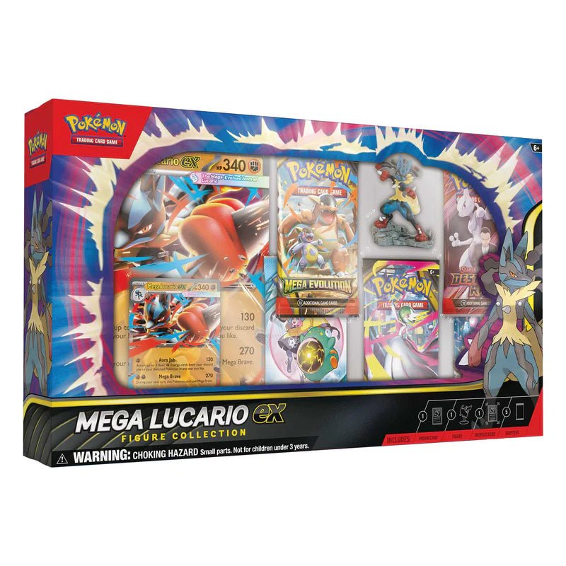 Pokémon TCG: Mega Lucario ex Figure Collection - Beattys of Loughrea | www.beattys.ie