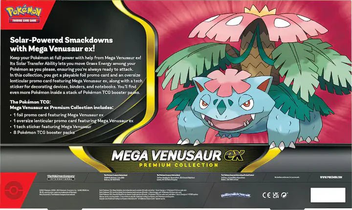 Pokémon TCG: Mega Venusaur ex Premium Collection - HALLOWEEN, PKT MONEY, JOKE - Beattys of Loughrea