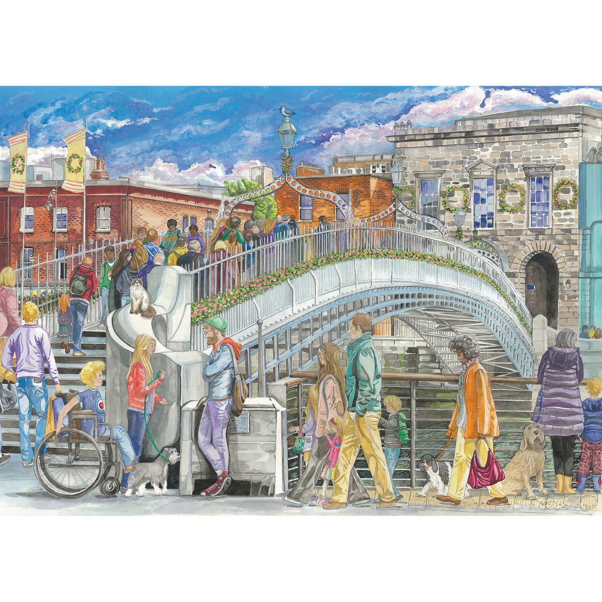 The Ha'penny Bridge 1000 Piece Puzzle - Beattys of Loughrea | www.beattys.ie
