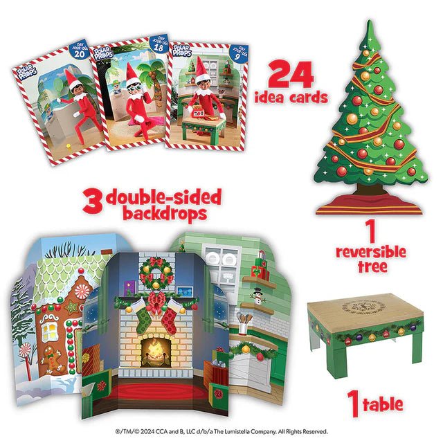 Elf on the Shelf Polar Props - Ultimate Elf Ideas 24 Day Kit - DOLL ACCESSORIES/PRAMS - Beattys of Loughrea