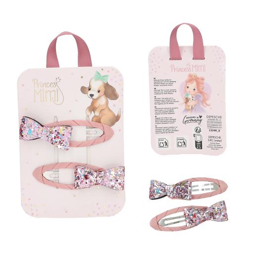 Princess Mimi Hair Clips Glitter Motif Assorted Styles - JEWELLERY / HAIR ACCS - Beattys of Loughrea