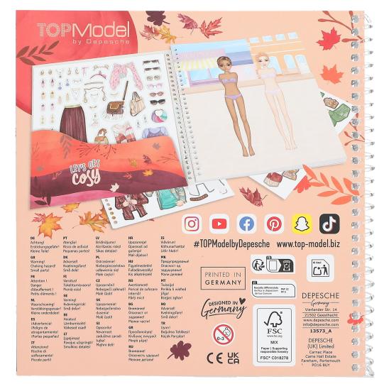 TOPModel Dress Me Up Stickerbook COSY - BOOKS - Beattys of Loughrea
