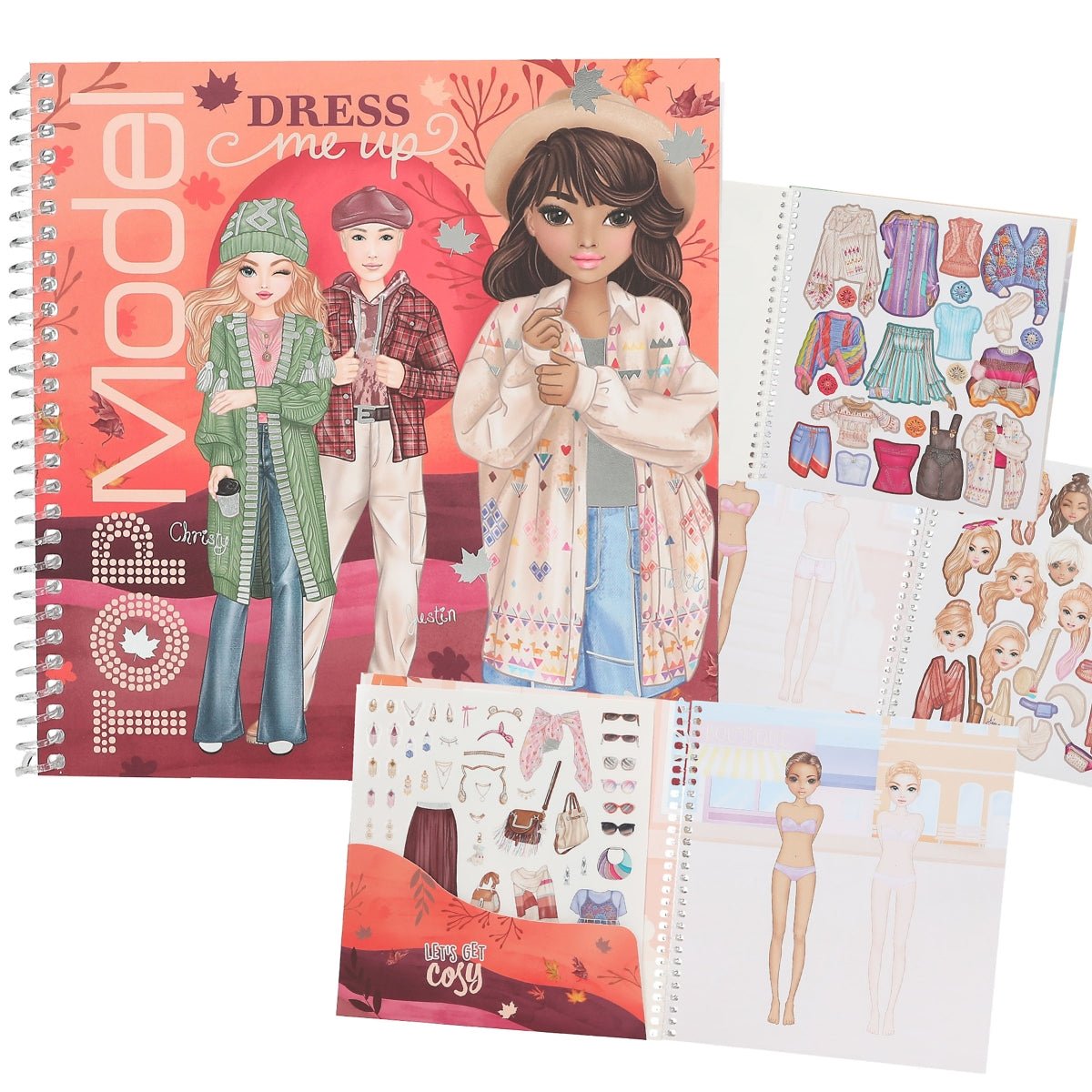 TOPModel Dress Me Up Stickerbook COSY - BOOKS - Beattys of Loughrea